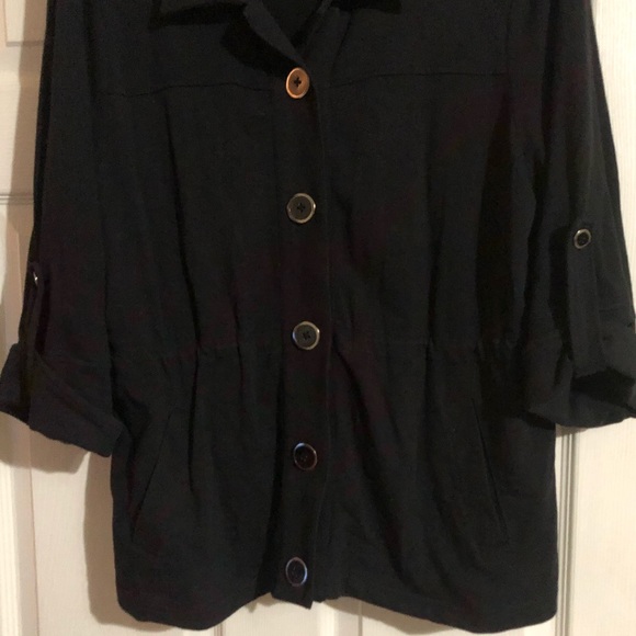 Onque Casuals • Collard Button- Up Lightweight Jacket - Picture 5 of 13